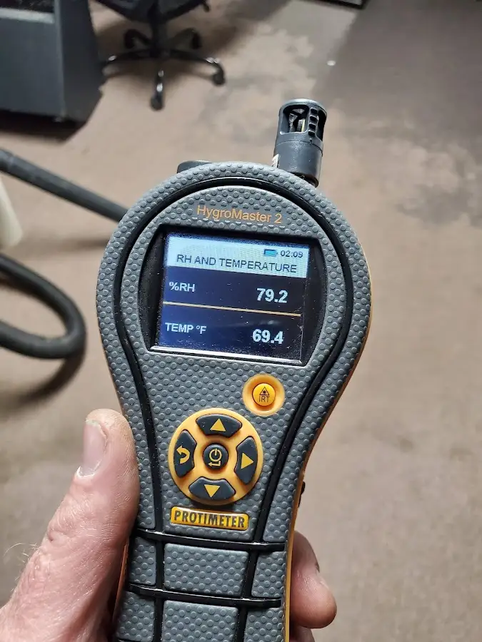 Moisture meter humidity assessment for Fire & Smoke Damage Restoration in Livonia